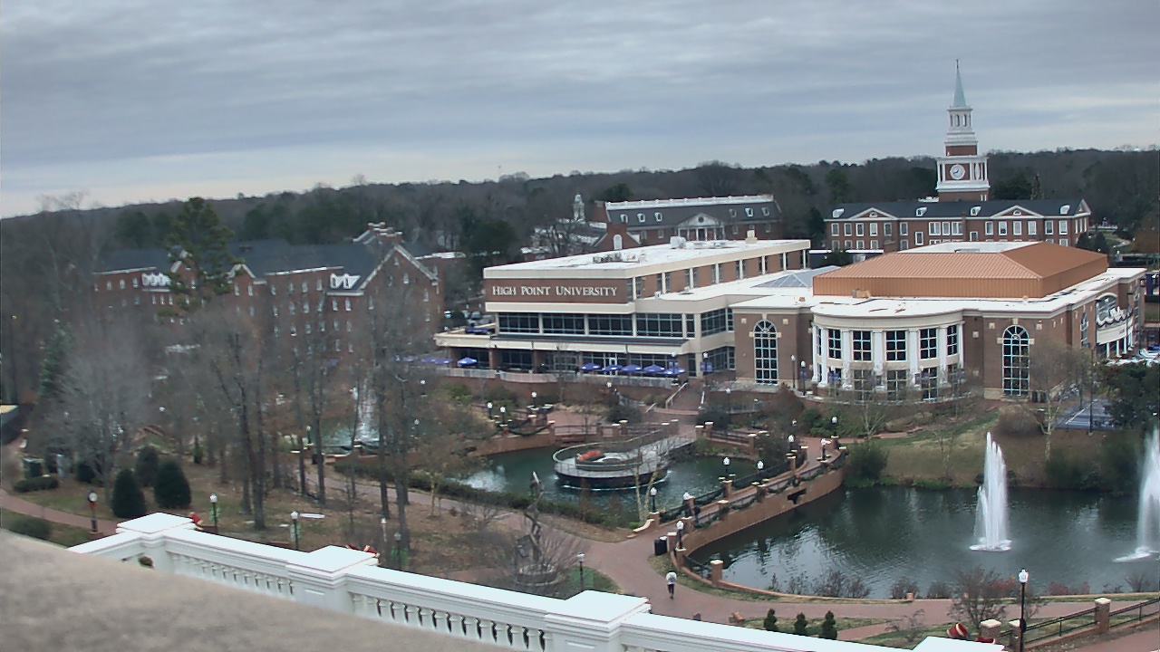 Thumbnail for current weather camera view from High Point University in High Point, North Carolina