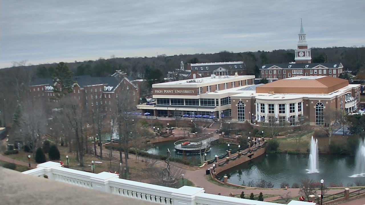 Thumbnail for current weather camera view from High Point University in High Point, North Carolina