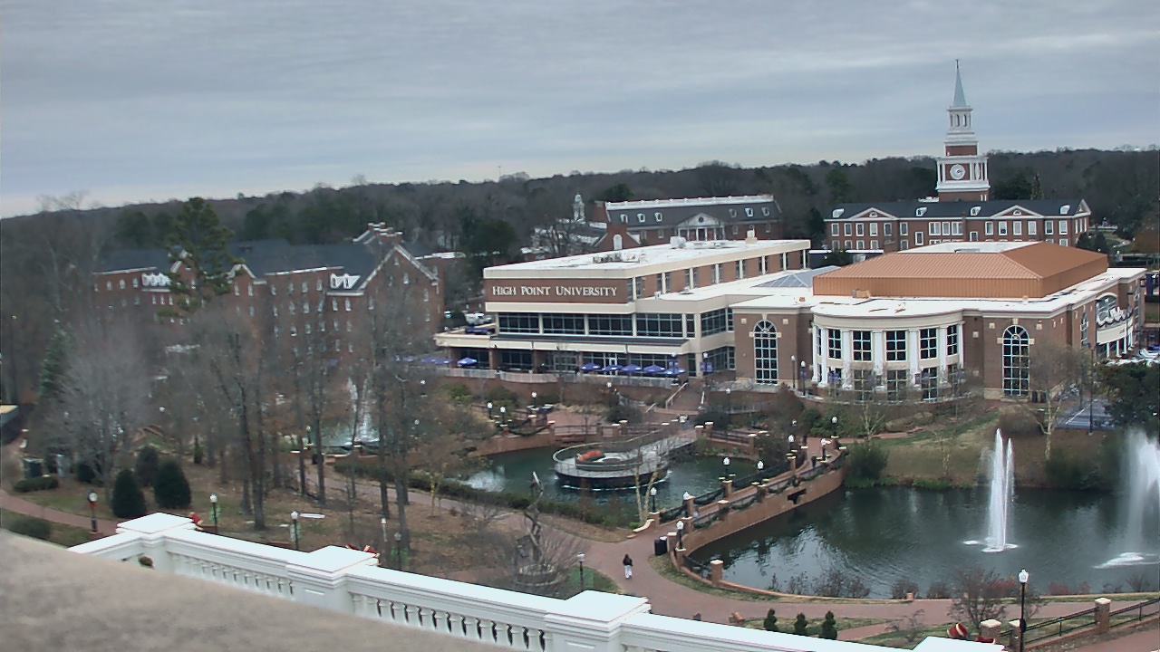 Thumbnail for current weather camera view from High Point University in High Point, North Carolina