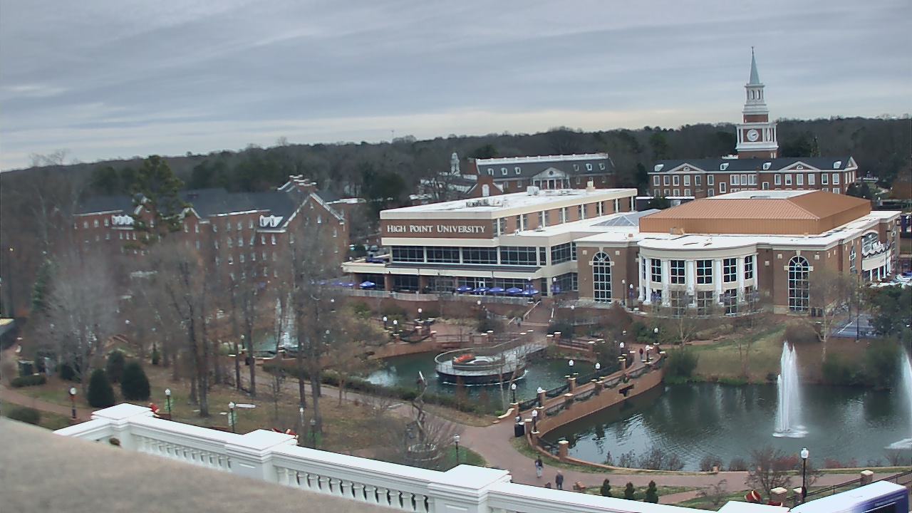Thumbnail for current weather camera view from High Point University in High Point, North Carolina