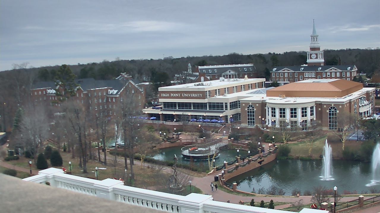 Thumbnail for current weather camera view from High Point University in High Point, North Carolina