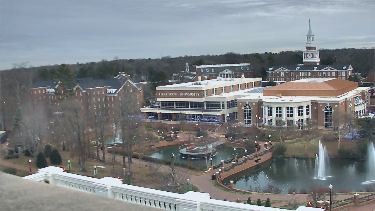 Thumbnail for current weather camera view from High Point University in High Point, North Carolina