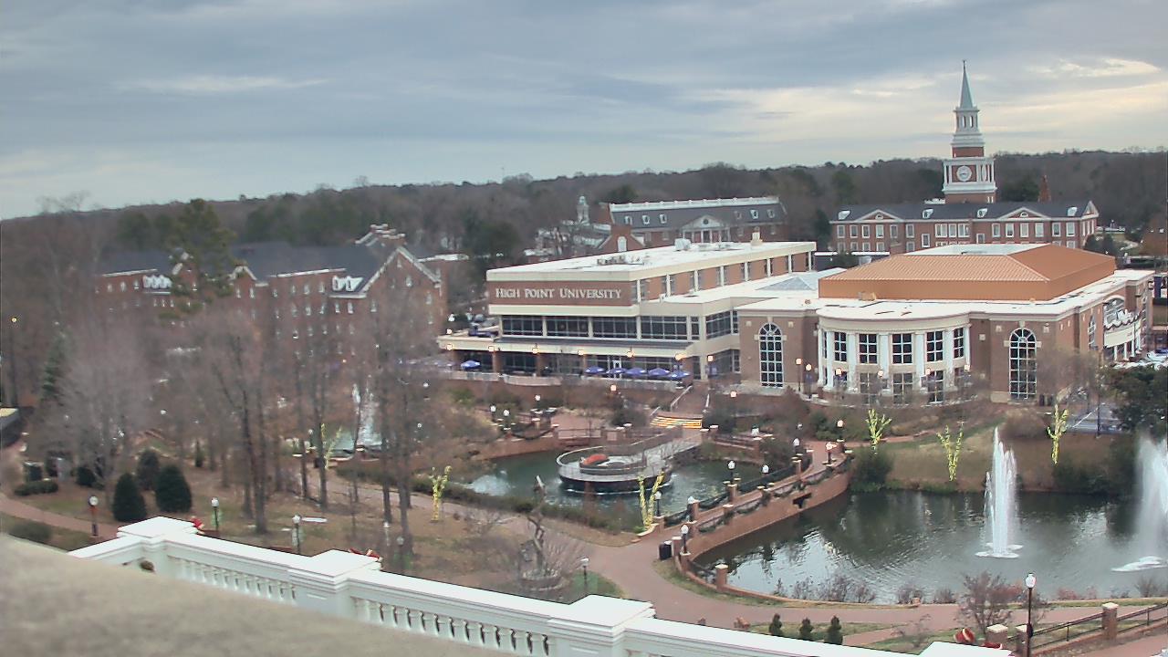 Thumbnail for current weather camera view from High Point University in High Point, North Carolina