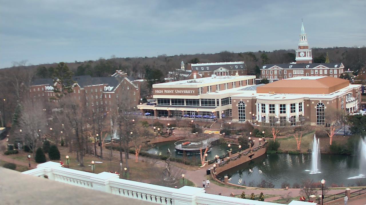 Thumbnail for current weather camera view from High Point University in High Point, North Carolina