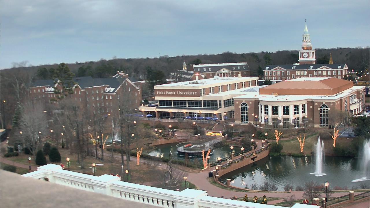Thumbnail for current weather camera view from High Point University in High Point, North Carolina
