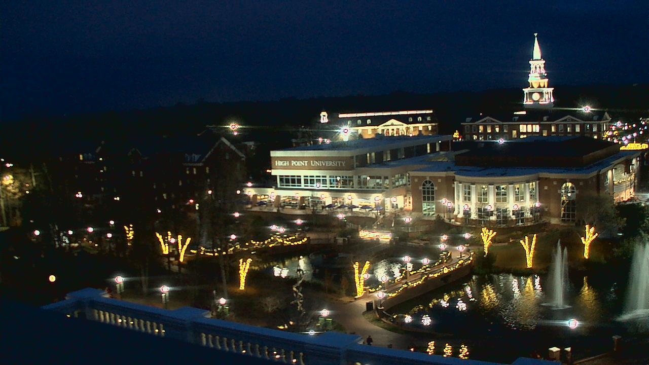 Thumbnail for current weather camera view from High Point University in High Point, North Carolina