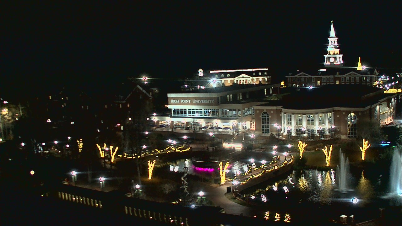 Thumbnail for current weather camera view from High Point University in High Point, North Carolina