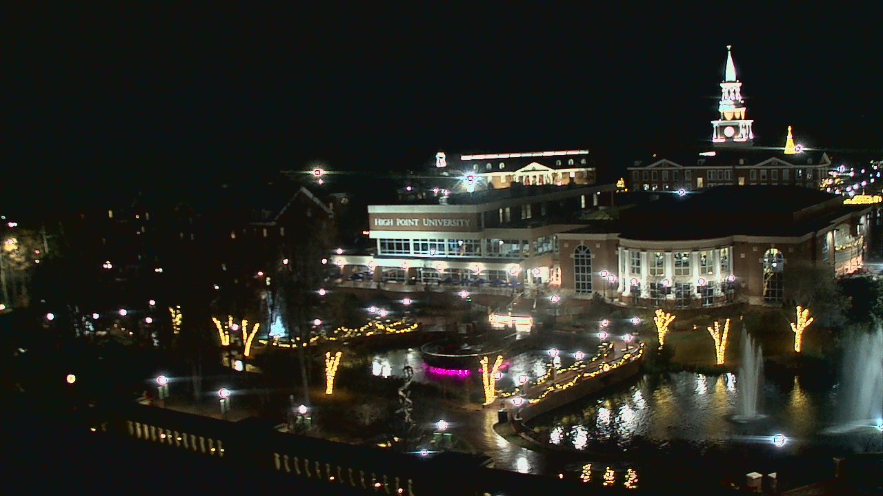 Thumbnail for current weather camera view from High Point University in High Point, North Carolina