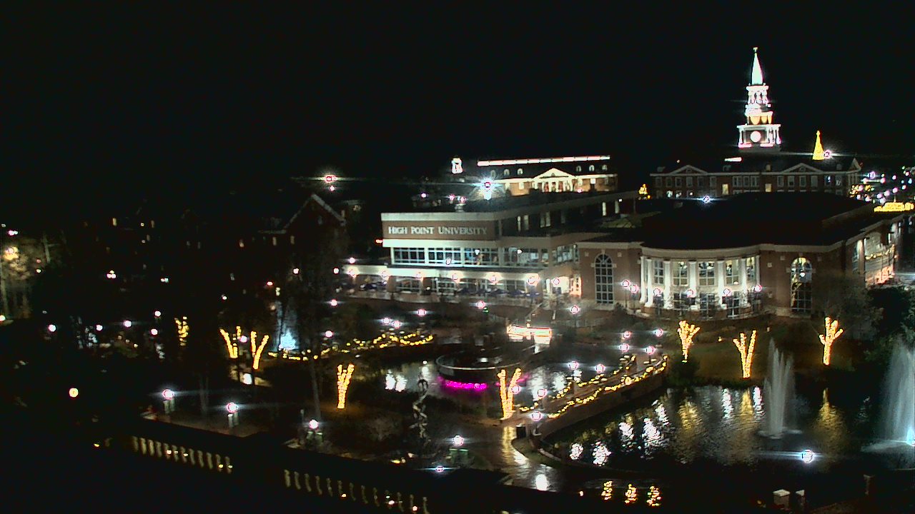 Thumbnail for current weather camera view from High Point University in High Point, North Carolina