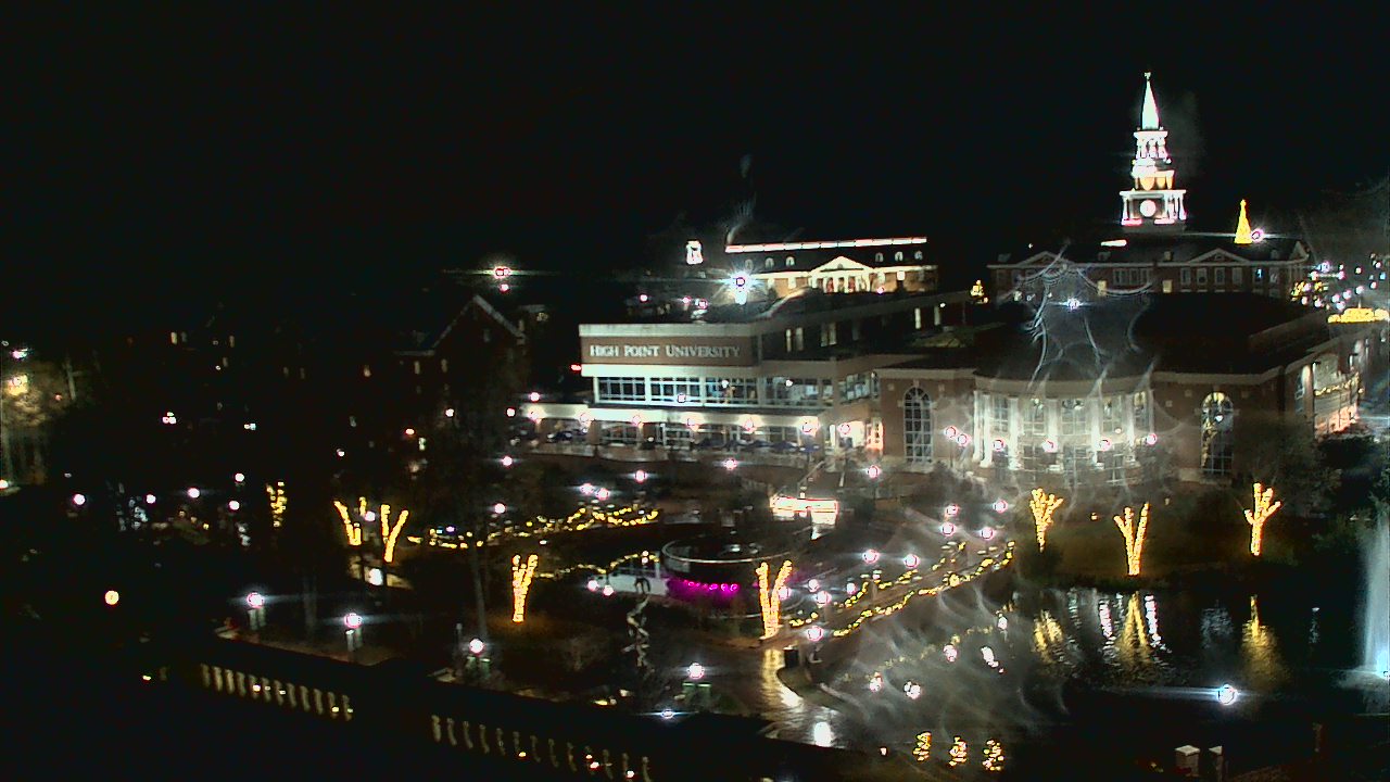 Thumbnail for current weather camera view from High Point University in High Point, North Carolina