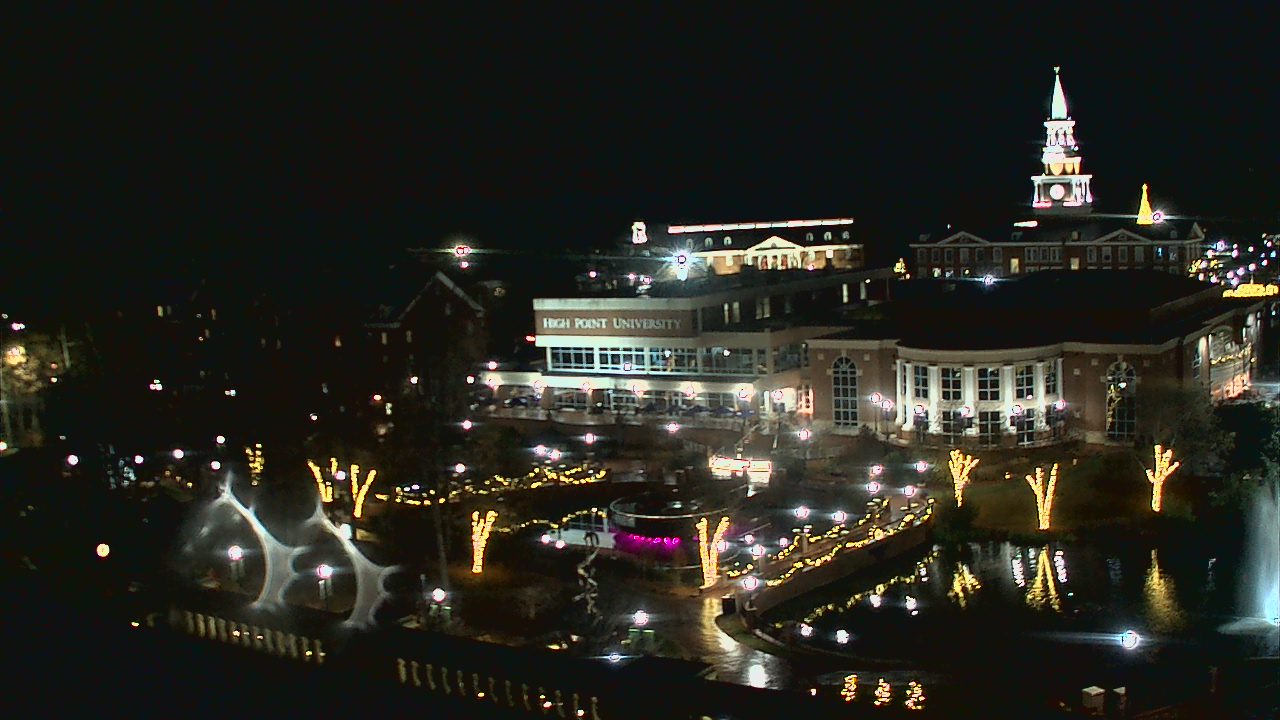 Thumbnail for current weather camera view from High Point University in High Point, North Carolina