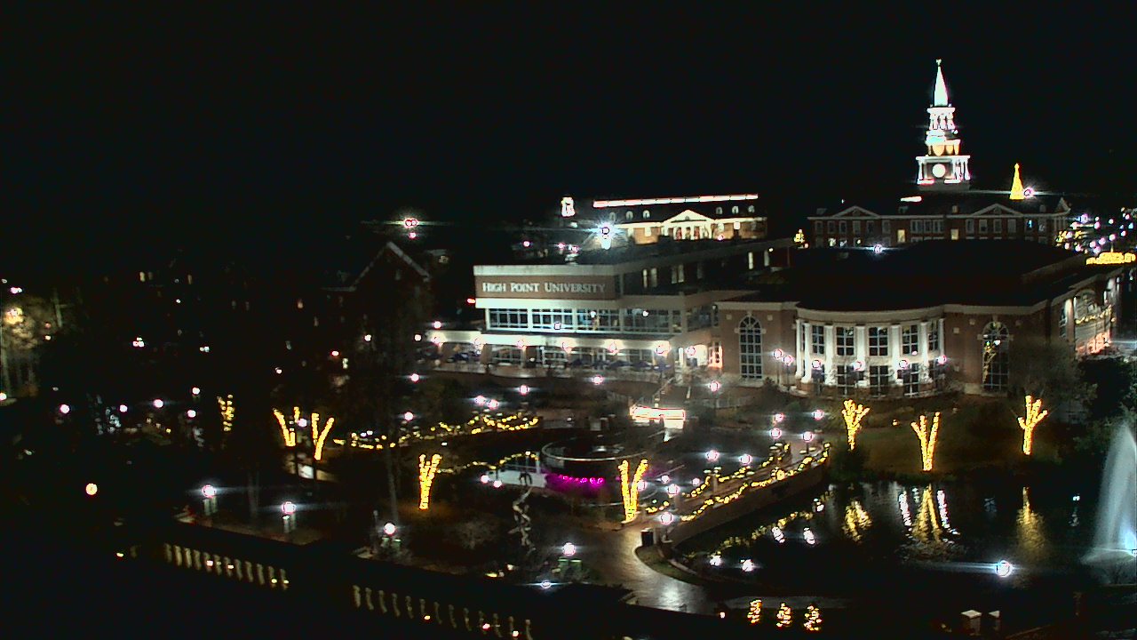 Thumbnail for current weather camera view from High Point University in High Point, North Carolina