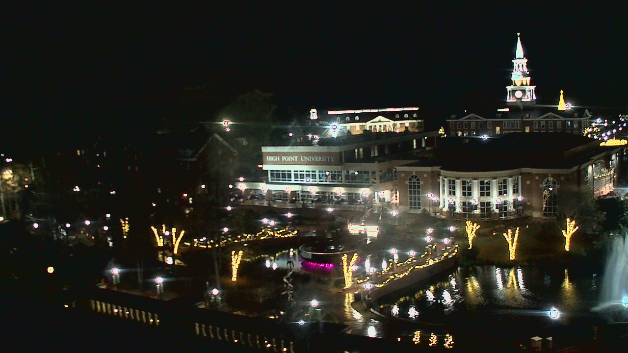 Thumbnail for current weather camera view from High Point University in High Point, North Carolina