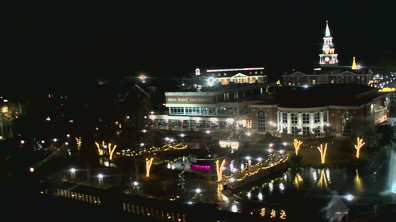 Thumbnail for current weather camera view from High Point University in High Point, North Carolina