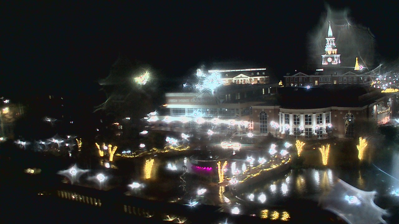 Thumbnail for current weather camera view from High Point University in High Point, North Carolina