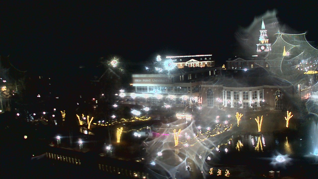 Thumbnail for current weather camera view from High Point University in High Point, North Carolina