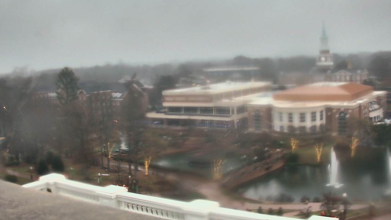 Thumbnail for current weather camera view from High Point University in High Point, North Carolina
