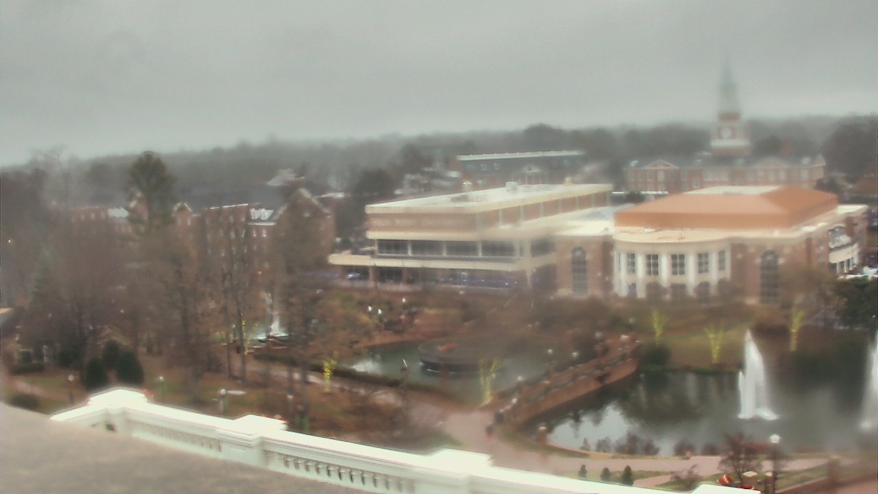 Thumbnail for current weather camera view from High Point University in High Point, North Carolina