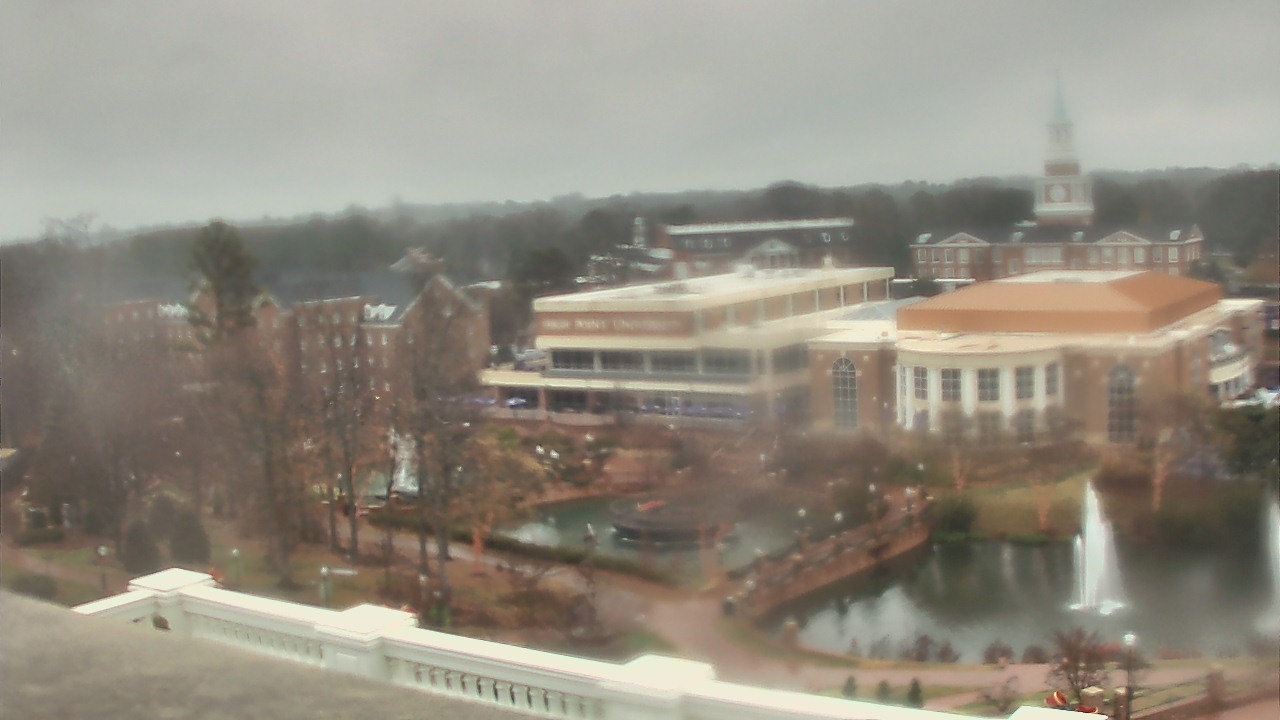 Thumbnail for current weather camera view from High Point University in High Point, North Carolina
