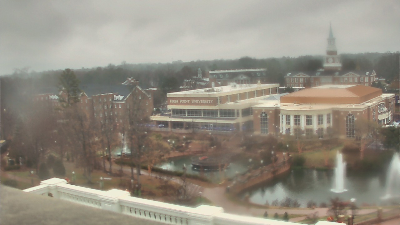 Thumbnail for current weather camera view from High Point University in High Point, North Carolina