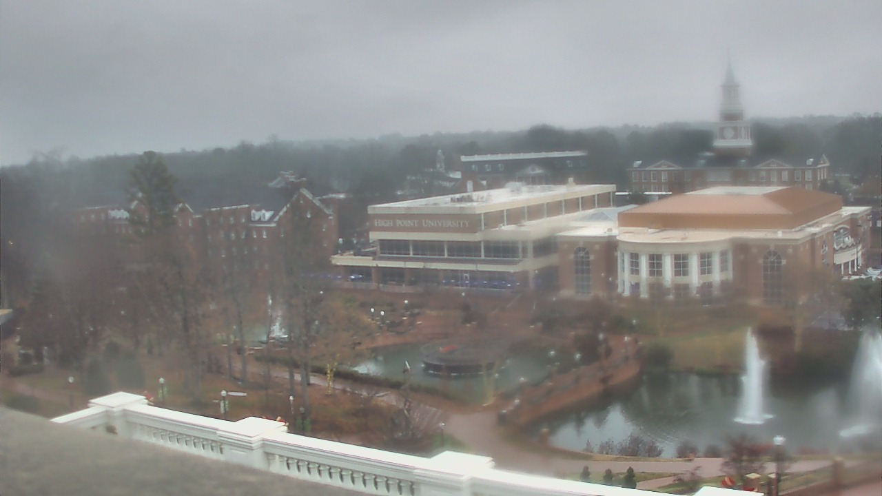 Thumbnail for current weather camera view from High Point University in High Point, North Carolina