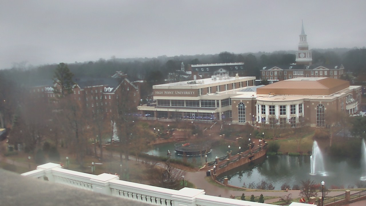 Thumbnail for current weather camera view from High Point University in High Point, North Carolina