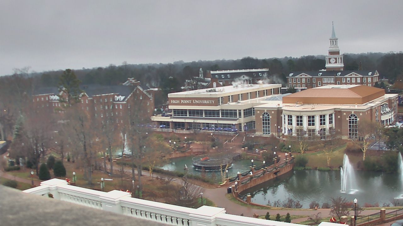 Thumbnail for current weather camera view from High Point University in High Point, North Carolina