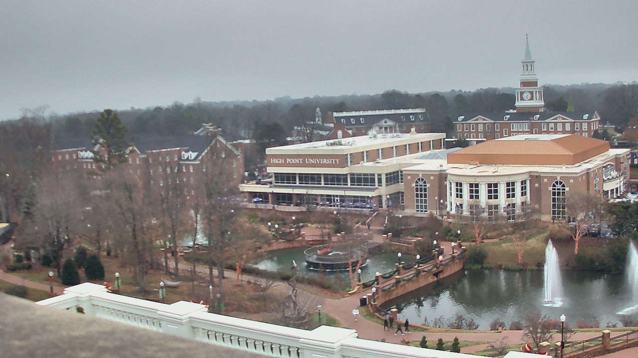 Thumbnail for current weather camera view from High Point University in High Point, North Carolina