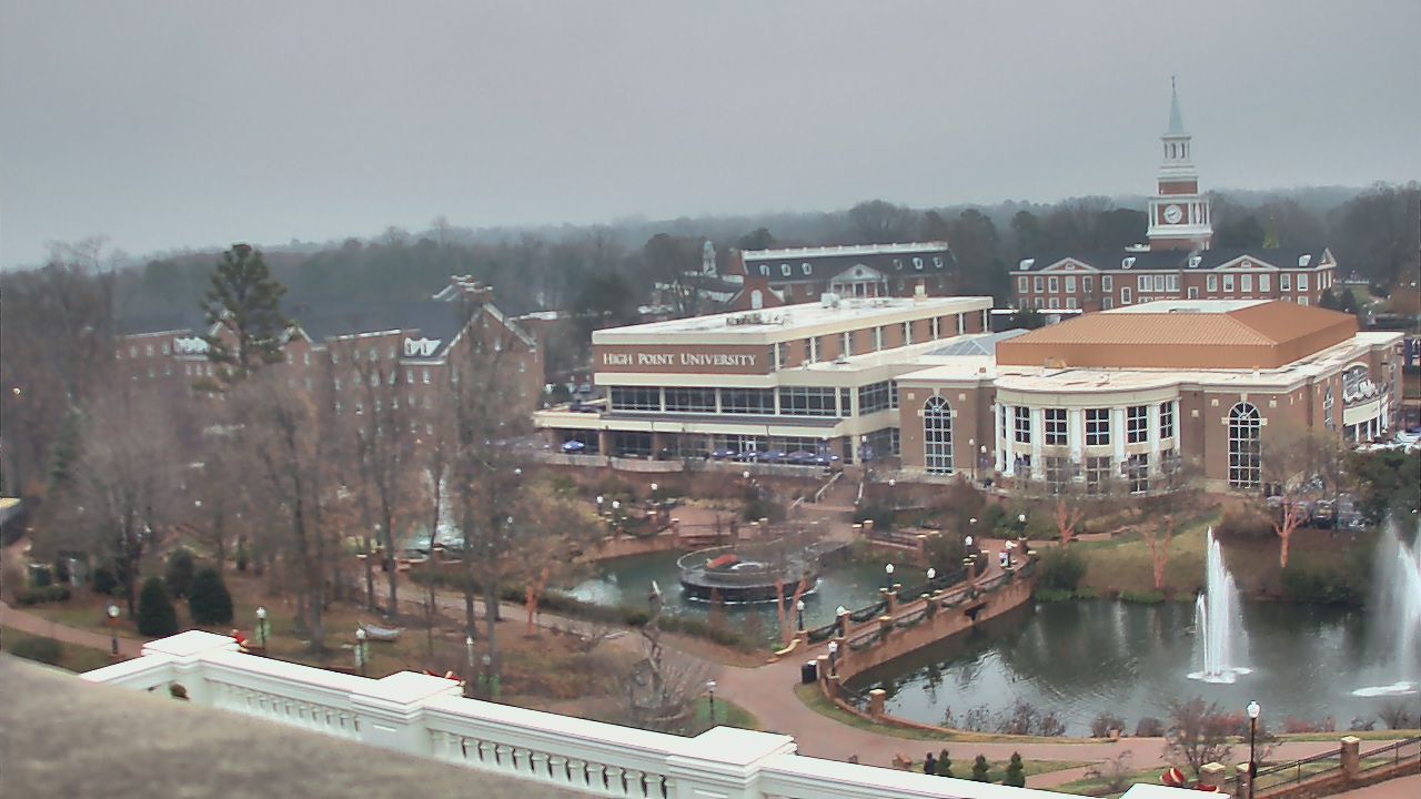 Thumbnail for current weather camera view from High Point University in High Point, North Carolina