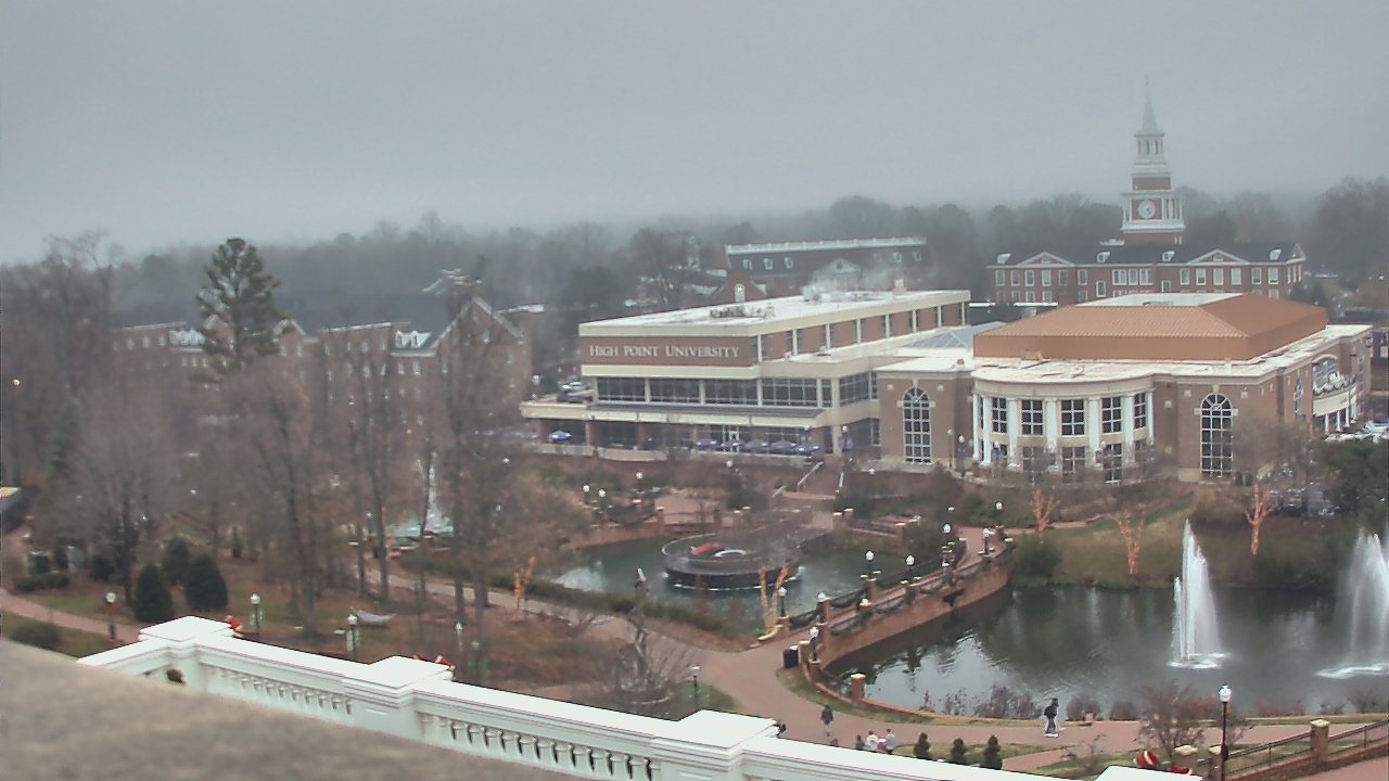 Thumbnail for current weather camera view from High Point University in High Point, North Carolina