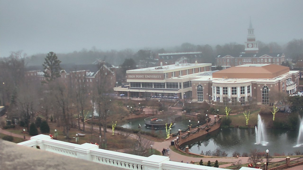 Thumbnail for current weather camera view from High Point University in High Point, North Carolina