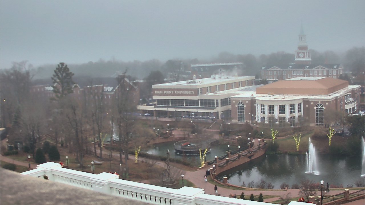 Thumbnail for current weather camera view from High Point University in High Point, North Carolina