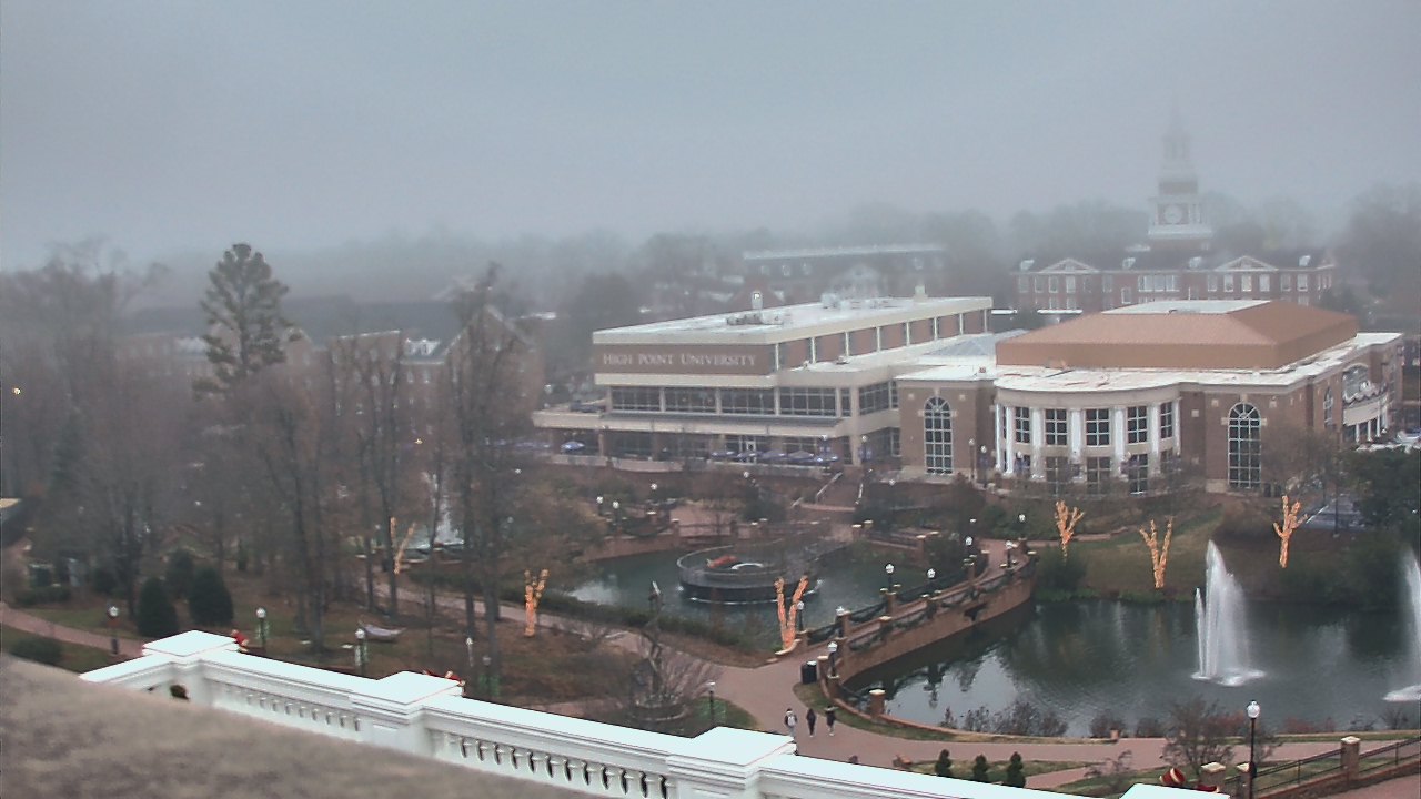 Thumbnail for current weather camera view from High Point University in High Point, North Carolina