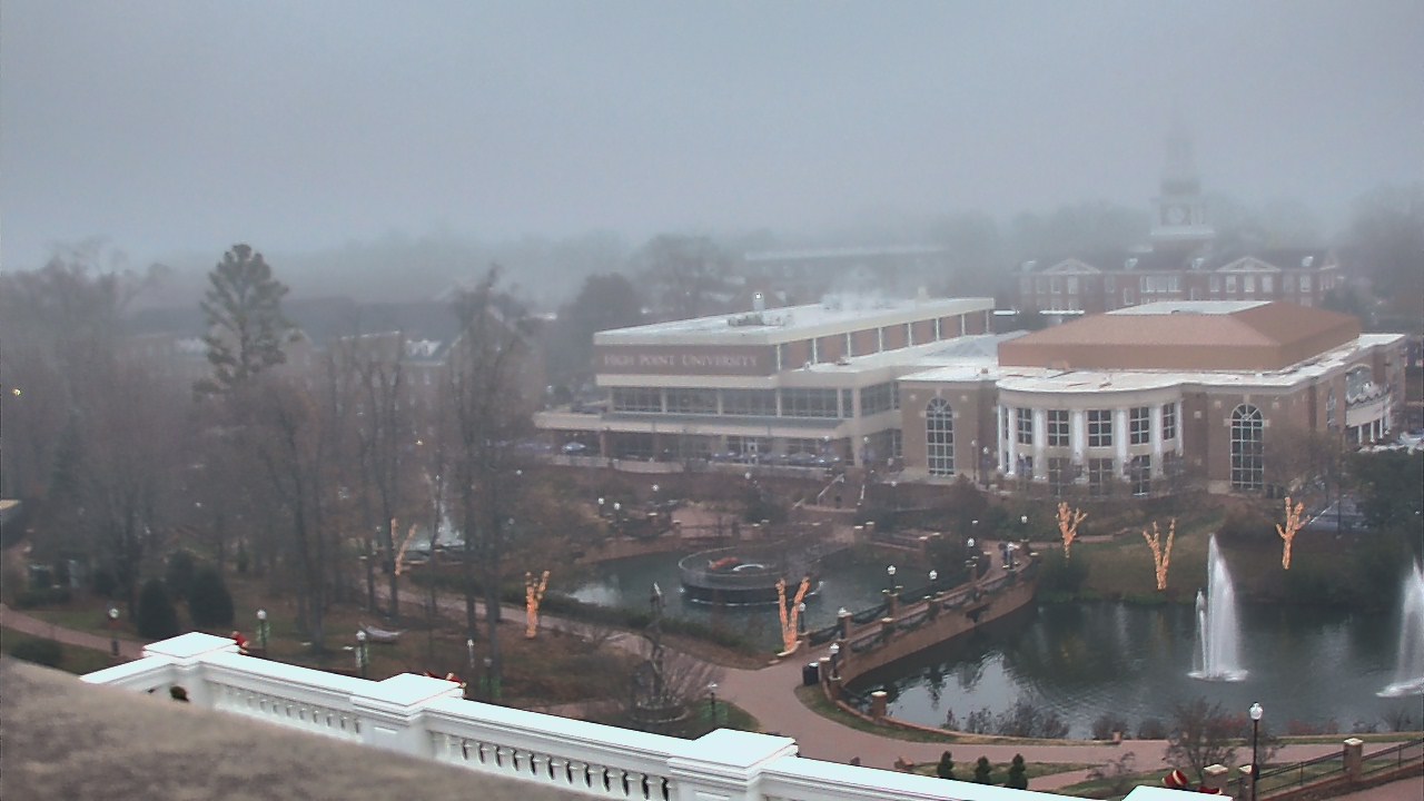 Thumbnail for current weather camera view from High Point University in High Point, North Carolina