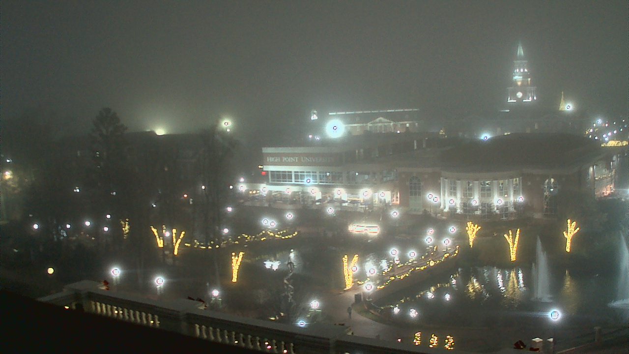 Thumbnail for current weather camera view from High Point University in High Point, North Carolina