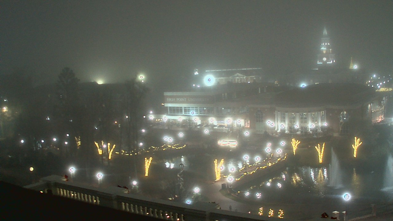 Thumbnail for current weather camera view from High Point University in High Point, North Carolina