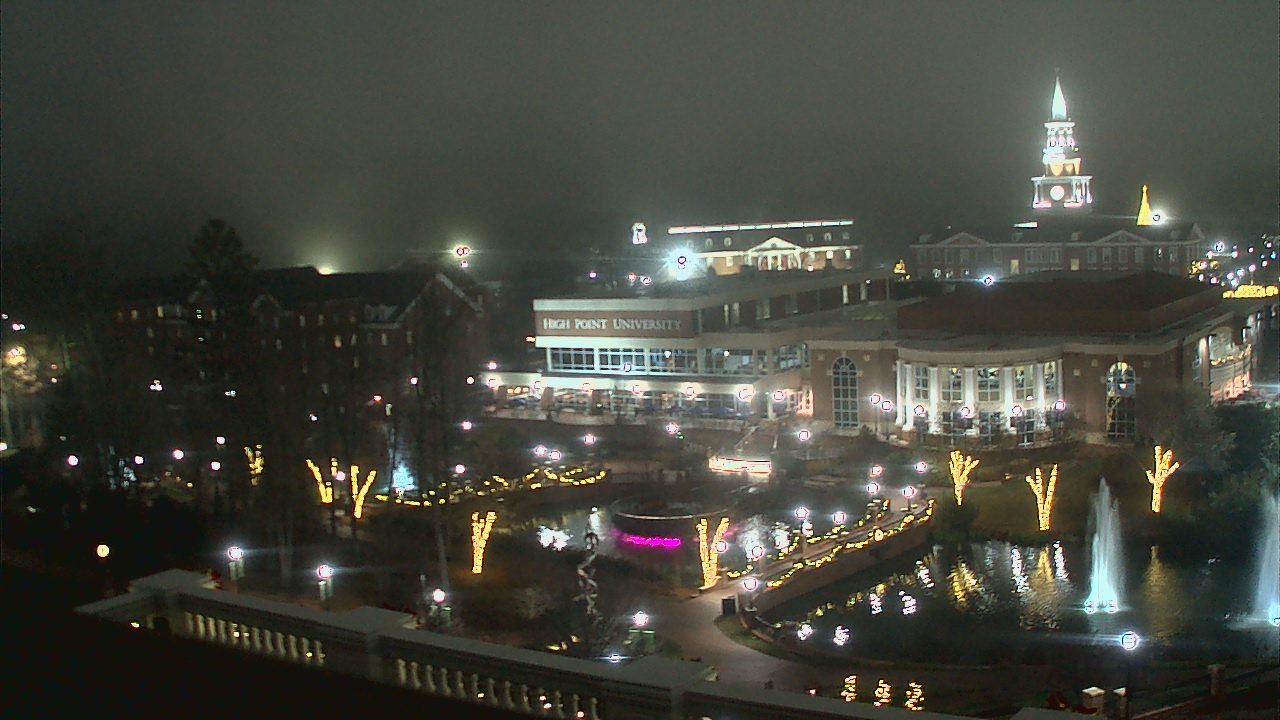 Thumbnail for current weather camera view from High Point University in High Point, North Carolina