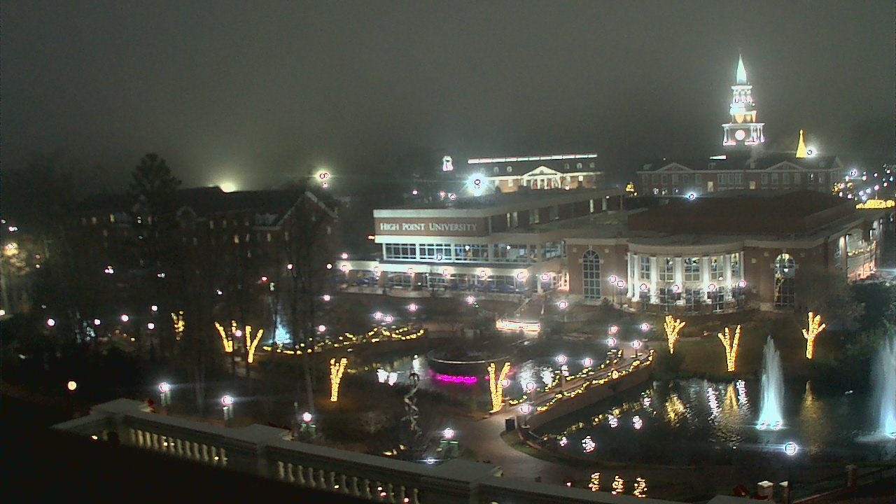 Thumbnail for current weather camera view from High Point University in High Point, North Carolina