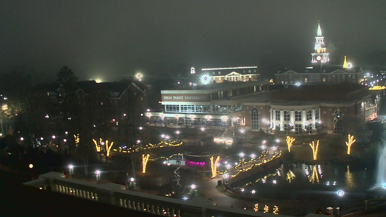 Thumbnail for current weather camera view from High Point University in High Point, North Carolina