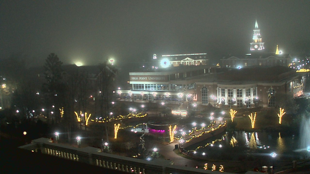 Thumbnail for current weather camera view from High Point University in High Point, North Carolina