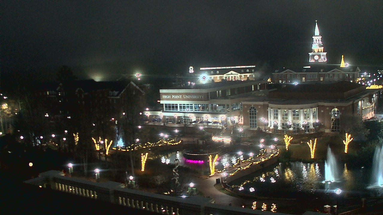 Thumbnail for current weather camera view from High Point University in High Point, North Carolina