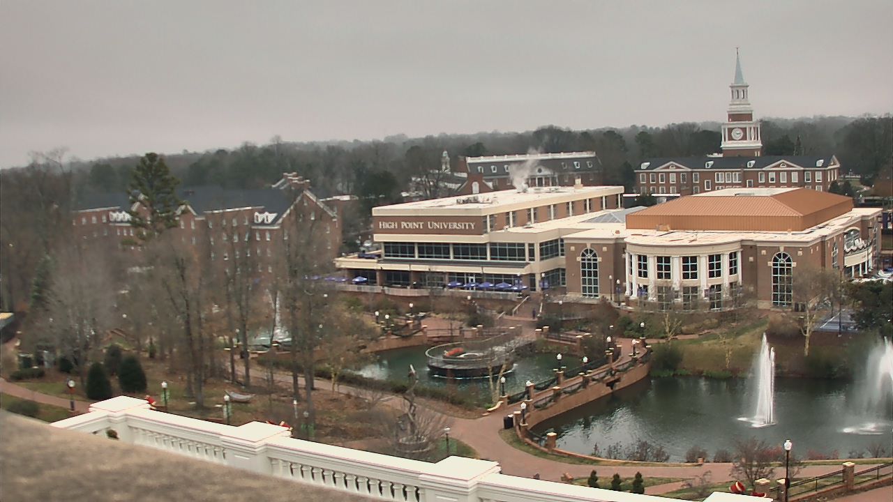 Thumbnail for current weather camera view from High Point University in High Point, North Carolina
