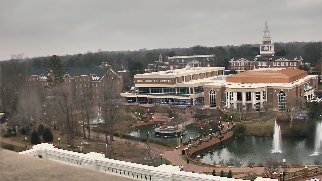 Thumbnail for current weather camera view from High Point University in High Point, North Carolina