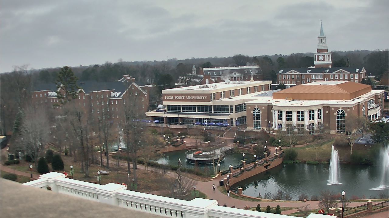 Thumbnail for current weather camera view from High Point University in High Point, North Carolina