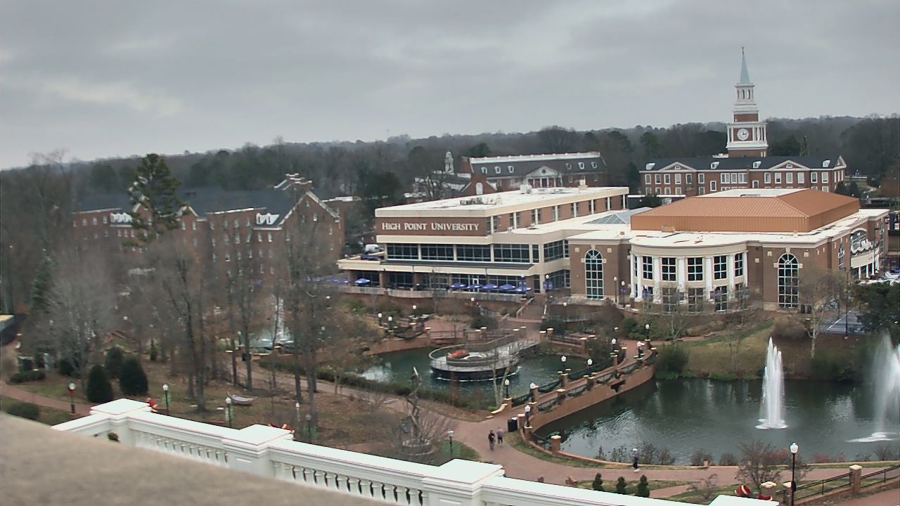 Thumbnail for current weather camera view from High Point University in High Point, North Carolina