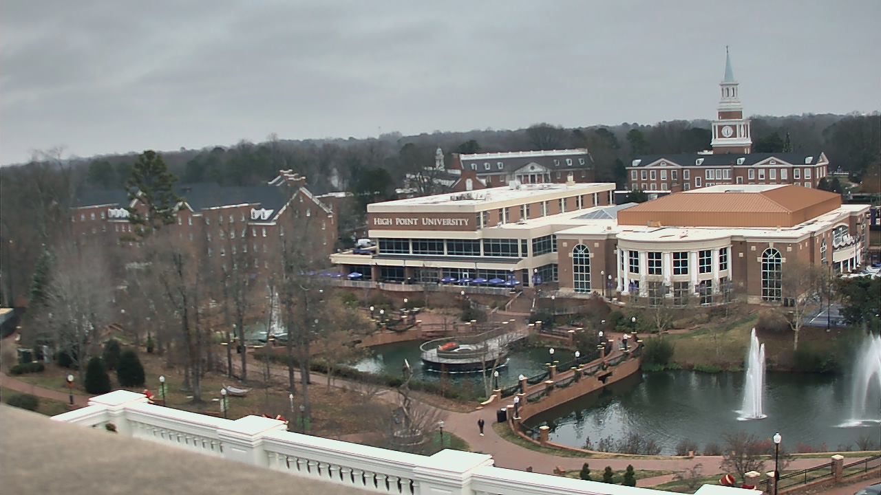 Thumbnail for current weather camera view from High Point University in High Point, North Carolina