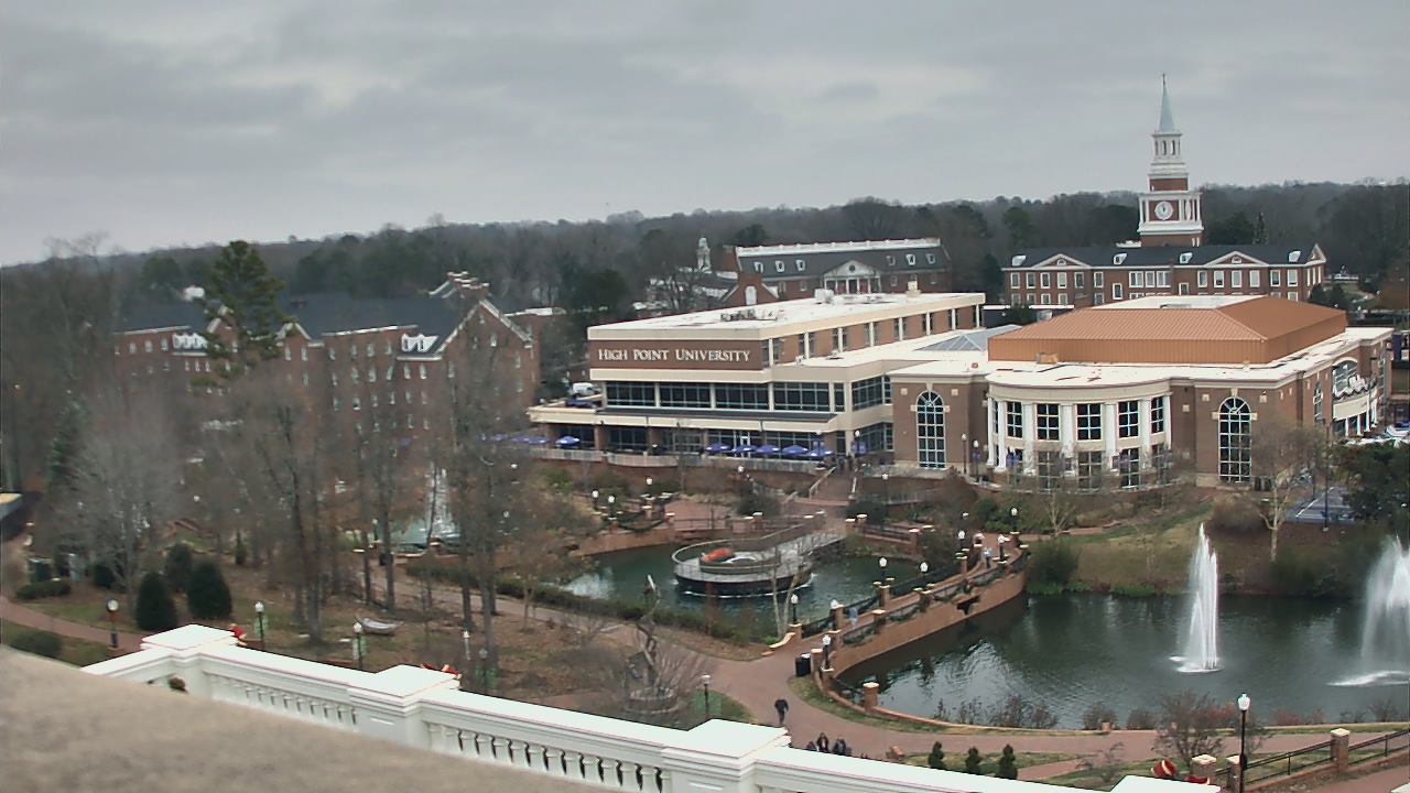 Thumbnail for current weather camera view from High Point University in High Point, North Carolina