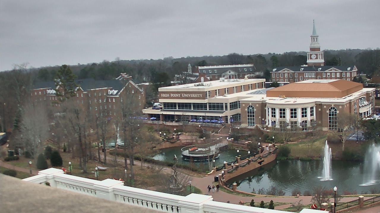 Thumbnail for current weather camera view from High Point University in High Point, North Carolina