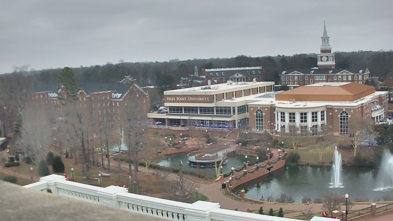 Thumbnail for current weather camera view from High Point University in High Point, North Carolina