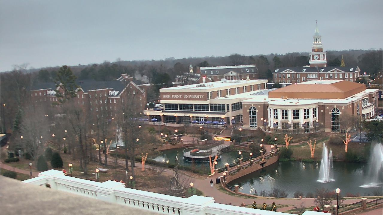 Thumbnail for current weather camera view from High Point University in High Point, North Carolina